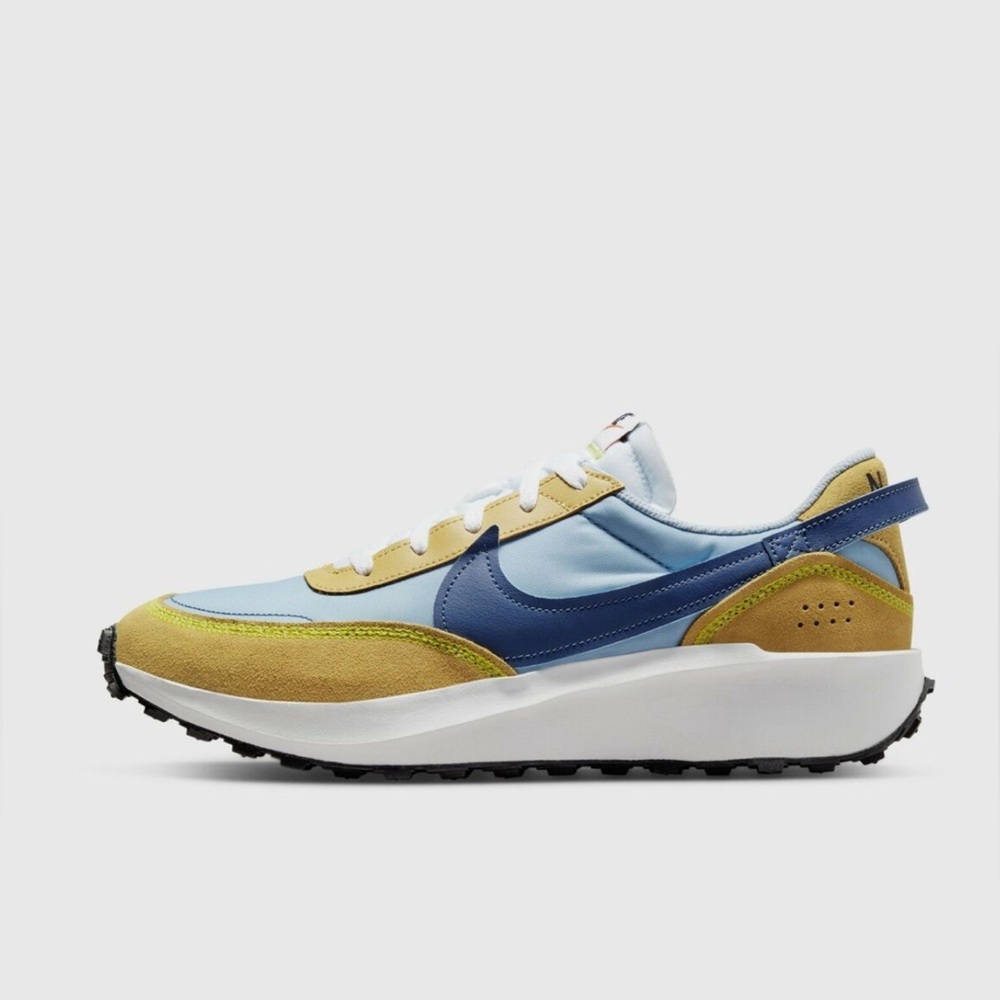 Nike Waffle Debut Shoes Men's Sneakers Border Blue/Navy/Gold DH9522-400 size 8.5